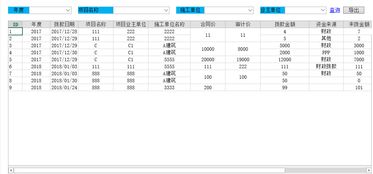 活字格助力政府项目,快速定制项目拨付款管理系统